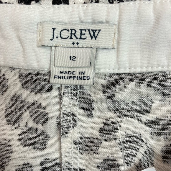 J. CREW Factory Leopard Print Shorts. - Picture 4 of 8